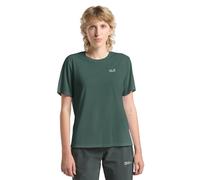 Jack Wolfskin Vonnan Short Sleeve T-shirt Verde M Donna