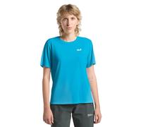 Jack Wolfskin Vonnan Short Sleeve T-shirt Blu L Donna