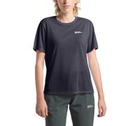 Jack Wolfskin Vonnan S/S T W T-Shirt, Grafite, XL Donna