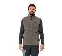 Jack Wolfskin Waldsteig FZ-Gilet Taglia M Pile, Cold Coffee, S Uomo
