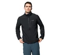 Jack Wolfskin Whirlwind Men, Giacca Softshell Uomo, Nero, XL
