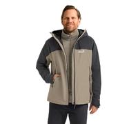 Jack Wolfskin - Wild Places 3in1 Jacket - Giacca doppia M beige