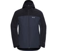 Jack Wolfskin Wild Places 3in1, giacca da sci, uomo, blu scuro M(50) Midnight Sky