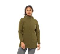 Jack Wolfskin Windland Coat W Cappotto in Softshell, Cotone, L Donna