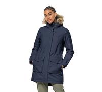 Jack Wolfskin Winterfrost Ins Parka Giacca, Night Blue, XS Donna