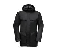 Jack Wolfskin Winterlager - Parka da uomo, taglia L, colore: Nero