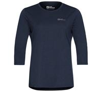 Jack Wolfskin - Women's Crosstrail 3/4 Tee - Maglia a manica lunga M blu