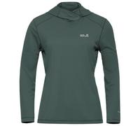 Jack Wolfskin Prelight Suncool Hoodie Verde S Donna