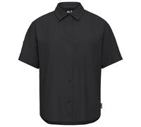 Jack Wolfskin Sierra Canyon Short Sleeve Shirt Nero L Donna
