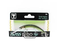 Jackall Bass Pino 70F Galleggiante Esca Dark Thunder Clear Bait (5449)