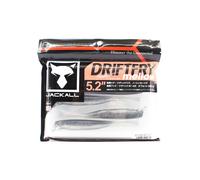 Jackall Soft Esca Drift Mellow 5.2 Inch Dark Thunder/Clear Silver (5370)