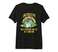 Jackalope Not Everyone Has To Be A Unicorn Rainbow Camping Maglietta Premium