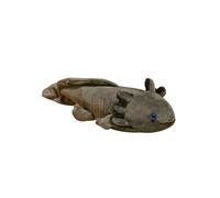 JACKANNA Axolotl - Peluche realistico come portachiavi o peluche messicano (morbido e lavabile, ideale per bambini) (pesce grigio scuro)