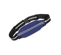 Jackanna Cintura da corsa leggera - Marsupio impermeabile e antifurto per smartphone - Cintura sportiva traspirante per jogging, ciclismo, attività all'aperto, elastico e confortevole, Blu scuro