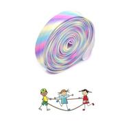 JACKANNA Corda per saltare per bambini - Corda elastica alta per saltare per esterni, corda in gomma durevole per giochi di gruppo, corda per saltare più persone per la scuola (gradienti)