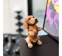JACKANNA Schleich Animali Statua decorativa, Schleich Cane in miniatura da collezione Cane, Schleich Cani realistici, Statua animale realistica, decorazione per la casa, poliresina (3)