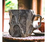 JACKANNA Tazza da caffè in cristallo minerale in agata - Tazza di cristallo multicolore per caffè/tè - Elegante regalo per ufficio e casa (2)