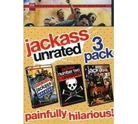 Jackass Unrated 3-Pack (DVD) Johnny Knoxville Bam Margera Ryan Dunn Steve-O