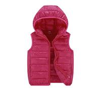 Jacke Kind Kinder Kleinkind Baby Jungen Ärmellos Winter Solide Mäntel Kapuzenjacke Weste Oberbekleidung Outfits Kleidung (12-15 anni)