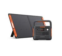 Jackery Explorer 1000 v2 - Generatore elettrico portatile con pannello solare 100 W, batteria LFP 1070 Wh, uscita 1500 W AC/100 W USB-C, ricarica rapida 1 h tramite APP
