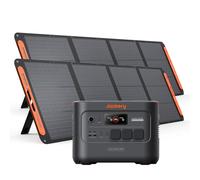 Jackery Explorer 3000 v2 Power Station con 2 pannelli solari da 200 W | Generatore solare da 3072 Wh con 3600 W AC (punta da 7200 W), 2 x 100 W USB-C PD e 1,8 ore Ricarica rapida per off-grid