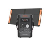 Jackery Explorer 300D - Generatore elettrico portatile con pannello solare da 100 W, 288 Wh, batteria LFP ultraleggera, cavo 2 in 1 per trasportare e caricare, 5 porte USB-C/USB-A/CC per esterni