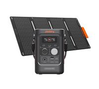 Jackery Explorer 300D - Power station portatile con pannello solare da 40 W, batteria LFP da 288 Wh, potenza DC 300 W, ultra leggero e compatto, per campeggio, attività all'aperto, casa, camper