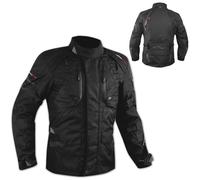 Enduro Giacca Moto Turismo Touring Off Road Cordura Impermeabile Nero
