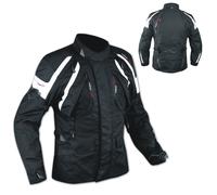 Jacket CE Armored Quality Waterproof Motorbike Motorcycle Thermal Liner White