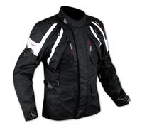 Jacket CE Armored Quality Waterproof Motorbike Motorcycle Thermal Liner White