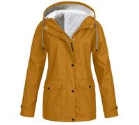Jacket Giacca Da Donna,Giacche di Impermeabile Zip Rapida Abbigliamento Pioggia Leggero Trench A Vento Antipioggia Leggera mezza stagione per Indossare Tutti I Giorni