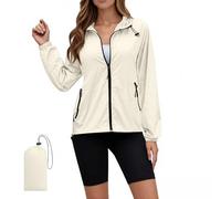 Jacket Giacca Da Donna,Giubbino Pioggia Viaggi Rapida Abbigliamento con coulisse cappuccio antivento leggero ad asciugatura mezza stagione per Indossare Tutti I Giorni