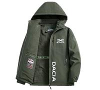 Jacket Uomo con Cappuccio e Zip Da.ci-a, Cappotto Comoda e Calda con Cerniera, Sweatshirt Semplice Moda, per Autunno e Primavera(Green,L)