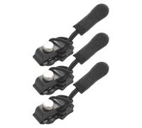 Jacket Zipper Repair Kit - 3-Piece Heavy Duty Detachable Puller Tool, Pull Slider Zipper Repair Kit For Jackets, Zippers Repairer | For Coat Clothing Jeans Boot Bag Luggage Tent Gear Daily Travel