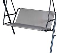 Jackfru 900D Coprisedia da giardino per sedia a dondolo, di ricambio per dondolo Hollywood, coprisedia per altalena, copertura per sedia da giardino (grigio-113 cm)