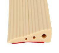 jackfru Modanatura di transizione da 100 cm, larghezza: 6 cm, altezza: 2 cm, strisce autoadesive, per il passaggio di soglie oblique, colore: marrone