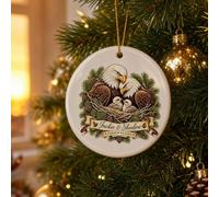 Jackie and Shadow Ornamento di Natale Jackie e Shadow Aquila calva