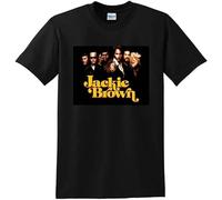 Jackie Brown T-Shirt 4K Blu-Ray Dvd Cover Poster T-Shirt Fashion for Men Black XL