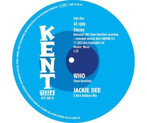 Jackie Dee/Dave Hamilton Band Who/Who (Instrumental) (Vinyl LP) 7" Single