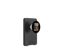 Jackie e ombra aquila calva sulla bandiera americana PopSockets PopWallet per MagSafe