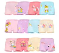 JackLoveBriefs Culotte Bambina Mutande Bambina Cotone Mutandine da Bambina 3-5 Anni (Pacco da 12) Multicolore，M