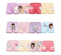 JackLoveBriefs Culotte Bambina Mutande da Bambina Cotone 3-5 Anni (Pacco da 12) Multicolore, M