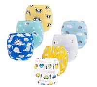 JackLoveBriefs Mutandine Apprendimento Bambini Intima per Bambini Cotone 4-5 Anni Multicolore，Dimensione:L