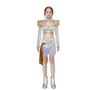 Jackolume Kpop - Costume da Super Star Mira, per cosplay, per adulti, Kpop Hunters, Mira, ballerina, idolo, scena, set completo, con accessori per donne
