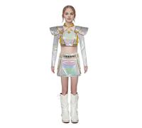 Jackolume Kpop - Costume da super star Zoey, per cosplay, per adulti, Kpop, cacciatori, Zoey, rapper, idolo, set completo con accessori per donne