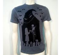 Jack's Silhouette Skellington Nightmare Before Christmas Uomo Camicia DH581DDW1