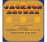 JACKSON BROWNE-Back To College -...Live Hall, Clark University 1974-JAPAN CD ...