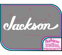 JACKSON Chitarra Basso Logo A Adesivo Vinile Amp Display Negozio Vetrina Musica
