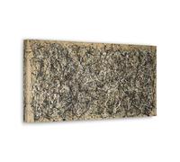 Jackson Pollock Autumn Rhythm Canvas Print - Abstract Expressionism Wall Art Reproduction 20x10inch 50x25cm (Horizontal) / 1.25inch 3.175cm