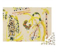 Jackson Pollock Puzzle dipinto Da 1000 Pezzi, Puzzles arte Per Adulti, museo Impossible Rompicapo, Gioco Di Abilità Colorato, Regalo Per Le Vacanze O Per Il Compleanno